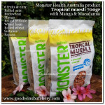 Monster Health Food Co. Australia MUESLI TROPICAL with mango & macadamia 700g